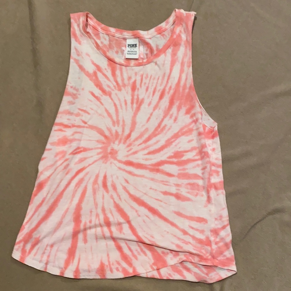 PINK Victoria Secret Tank Top, Small, Pink.